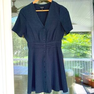 Topshop polka dot mini dress